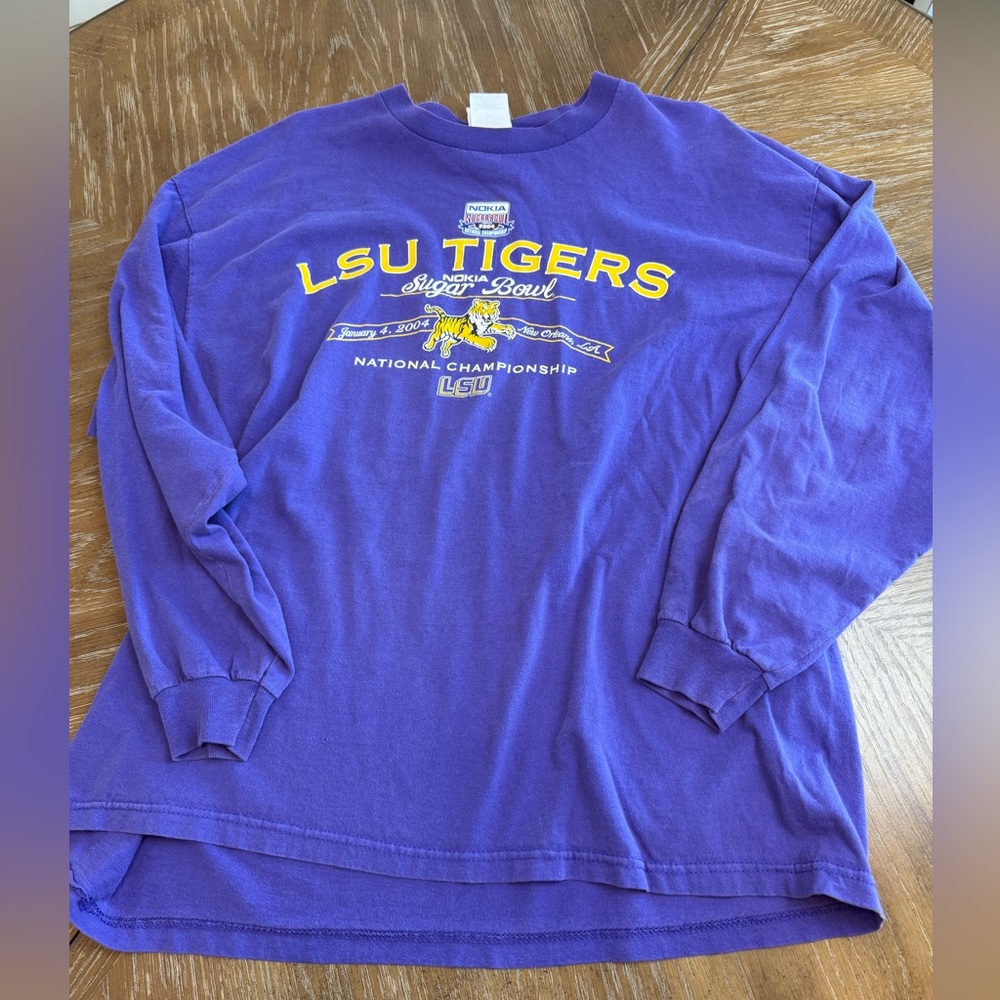 LSU Tigers Sugarbowl 2004 long sleeve T shirt